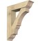 Ekena Millwork Balboa Traditional Rough Sawn Bracket w/ Offset Brace, Douglas Fir, 8"W x 32"D x 38"H BKT0806X32X38BOA01RDF - alternate 1